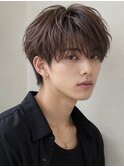 シャドウパーマニュアンスパーマ韓国風ナチュラルマッシュ