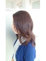 ヘアーサロン ファイブシー(HAIR SALON 5C) モノトーンブラウン×グレーアッシュのハイライト