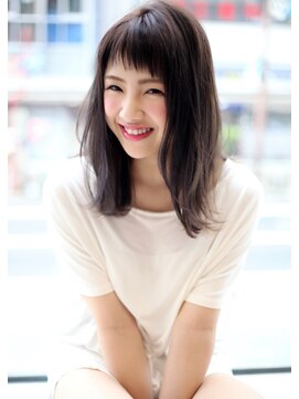 フォルテ 城北店 ニュアンスゆるかわいい外ハネミディ