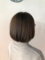 スタジオ アルファプラス 日暮里店(studio α+)&nbsp;ブルーアッシュ×前下がりボブ♪【スタジオアルファプラス】