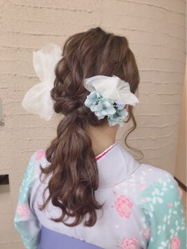 ヘア シエル HAIR ciel ポニーテールアレンジ