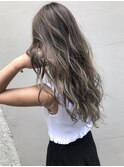 バレイヤージュハイライトwカラーグラデーションデザインカラー
