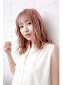 チェリーピンク甘かわヘア