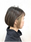 大人かわいい小顔♪前下がりボブ【イヤリング♪ショートボブ】