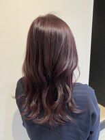 デイズ ヘアー デザイン(DAY'S hair design)&nbsp;イルミナカラー・トワイライトピンク【耳かけスタイル】