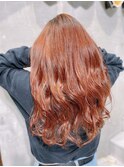 波巻き/アプリコットオレンジ/フレッシュ/ハイトーンカラー