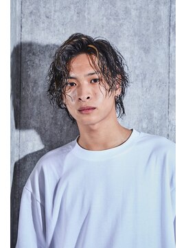 メンズサロンドットリアン(dot. lien) スパイラルパーマ/メッシュ/かき上げバング【町田/町田駅】