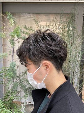 ゼストカロン(ZEST Kalon) メンズ アップバング パーマ ZEST kalon 【渡辺一成】