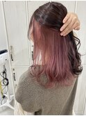 似合わせカットくびれヘアデザインカラーツートンカラー