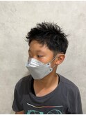 サッカー少年もお洒落に/キッズ/カット/ショート/ツーブロック
