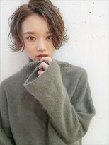 ヘアアンドメイク シークネクスト(HAIR&MAKE SeeK NEXT)&nbsp;【SeeK NEXT】ウエッティーショート×カーキグレージュ