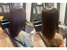 シンクス (Hair esthetics salon THINKS)の雰囲気（堺東駅から徒歩15分。駐車場有。４席のプライベートサロン◎）