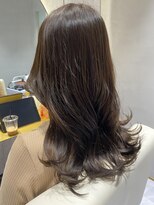 ロング×ベージュカラー