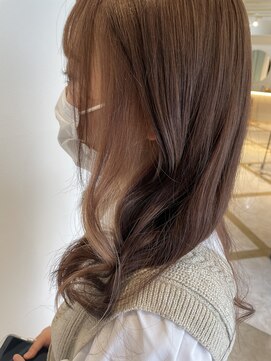 ラビスモア(Lovis moa) 切りっぱなしボブ/ピンクブラウン/エアリーロング/美髪のススメ