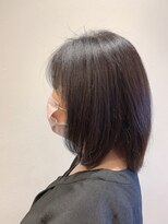 ヘア アンド フェイス トコ(Hair&Face toco)&nbsp;フェイスラインを内巻きでフェミニンに