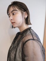 ノイカーム(noi Calm)&nbsp;ボブ　ミニボブ　オン眉　ブラウンベージュ