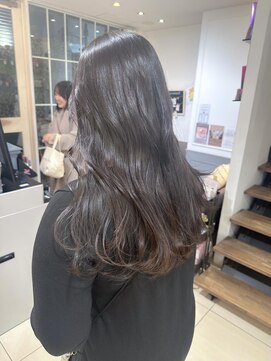 ネオリーブアイム 横浜西口店(Neolive aim) 韓国風ヘア 艶髪 ブルーブラック【横浜】k