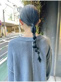 タイトアレンジ　結婚式お呼ばれヘア　ねじねじアレンジ