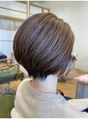 えりあしタイトにショートスタイル
