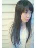 ［毛髪を集中補修］　　髪質改善ストレート＆カット