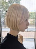 30代40代大人女性/前髪ありショートボブ/ショートヘア/髪質改善