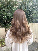 ココカラヘアー ニコ(cococara hair nico)&nbsp;ブリーチなし/ダブルカラー/ハイトーン/ミルクティー/レイヤー