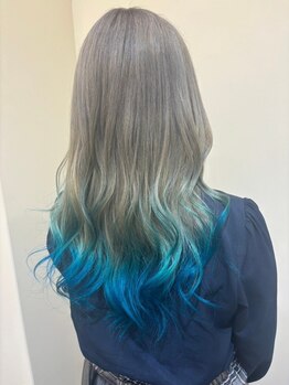 バブー バイ ビューティービースト 沖縄店(ba-boo by beauty:beast Academy)の写真/【カット＋ダブルカラー(ブリーチ＋カラー) ¥9900】暗髪～ハイトーンまで髪質改善カラーでダメージレス♪