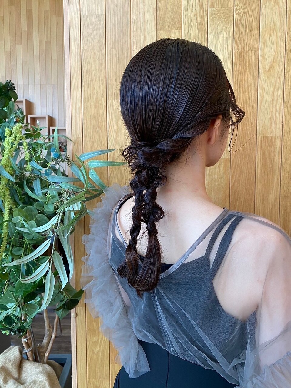 おでかけお呼ばれイベントに【時短で可愛い♪】アップヘアセット　\4400