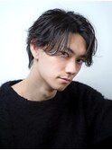 【alpha 新宿】フェザーパーマ×センターパート