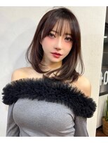 リコバイアフロート(riko by afloat)&nbsp;レイヤーカット/ワンカール/韓国/ブラウンベージュ