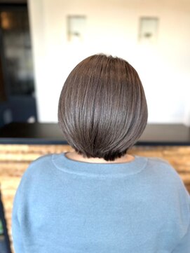 ヴァン カウンシル 王子(VAN COUNCIL) 大人美しいシルエットのボブディ×髪質改善うる艶TR#2