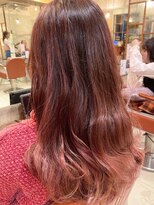 ネオリーブサイン 大森店(Neolive sign) ナチュラルピンクグラデーションカラー 【大森】