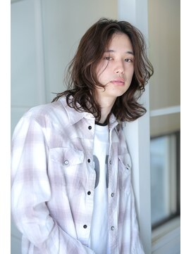 マグノリア(MAGNOLIA) メンズロングのニュアンスウェーブ・・YOSHIBA