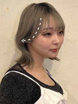 ポイントファイブバイソレイユ 豊橋駅前大通店(.5 by SOLEIL) くびれヘア×グレージュカラー