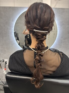 アイ(_i) #ヘアセット#編み下ろし