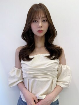 ハピネス 梅田茶屋町店(HAPPINESS) 韓国風/レイヤーカット/顔周り/顔まわり/髪質改善/ベージュ