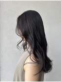 韓国アイドル風ツヤ感たっぷりグレージュカラー