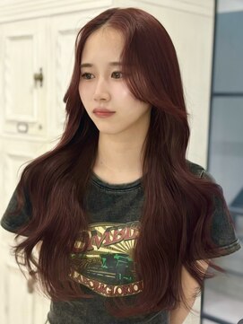 クム(kumu) ワインレッド/レッドブラウン/ブリーチなし/暖色系カラー