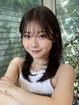 ガーランド (Garland) 大人かわいい小顔顔まわりレイヤーシースルー前髪イルミナカラー