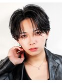 ニュアンスショートセンターパートシースルーセンターパート