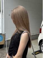 アフターニュース 新潟(afternews)&nbsp;ミルクティーベージュ/ダブルカラー/ケアブリーチ/髪質改善/新潟