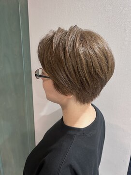 ヘアサロン ナノ(hair salon nano) ハンサムショート/白髪ぼかし/オイルカラー/グレージュカラー