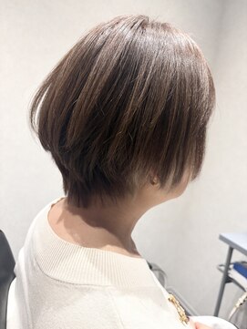 リンクヘアー(Link hair) くびれショート/白髪染めリタッチ＋髪質改善