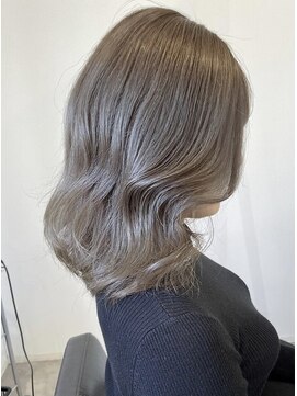 オルバイマグ(oru by mag) ブリーチなし×シアーグレージュ◎20代30代透明感カラー