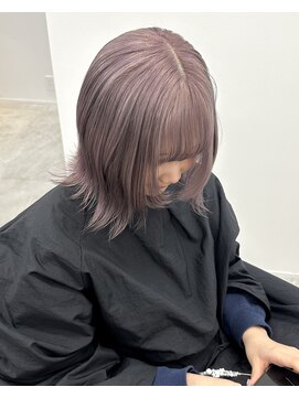 レアル 心斎橋 大阪(REAL) ピンクラベンダーグレージュ