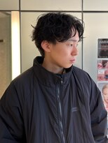 ラパンセヴェールメンズ 栄(LA PENSEE VERT MEN'S)&nbsp;ニュアンスシャドウパーマ