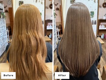 レアーク(Le′Ahrk)の写真/お悩みやダメージレベルに合わせてトリートメントをご用意してます。髪を芯から補修*驚きのうるつや髪へ