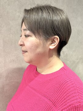 エンクス(enx) 着物ヘア/ダークアッシュ/ミディアムレイヤーカット/鶴ヶ峰YM27