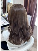 ココアベージュミルクティーベージュブリーチなしダブルカラー