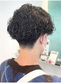 波巻きスパイラルパーマ刈り上げフェードニュアンスパーマ本厚木